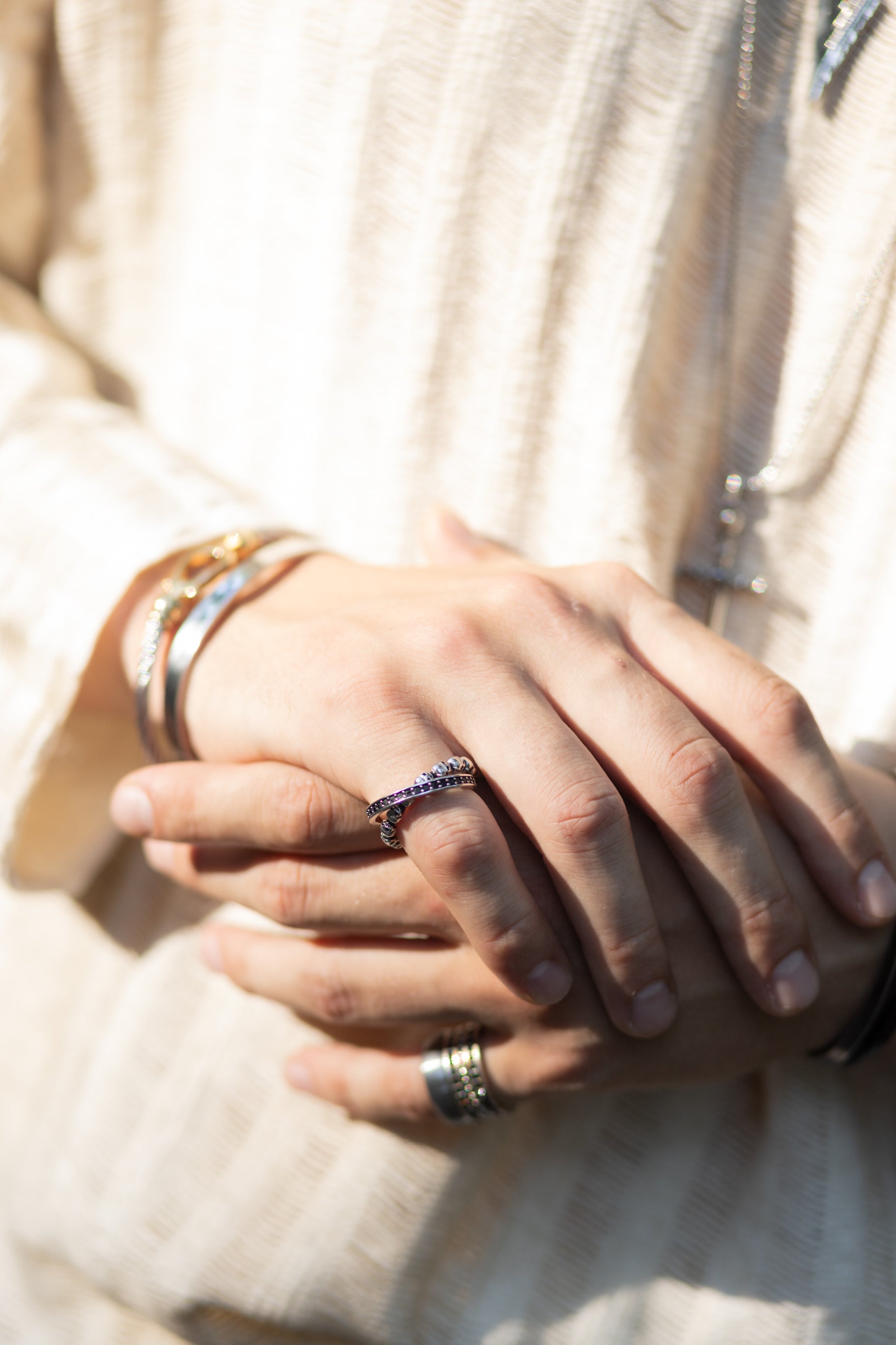 Double Chic Skull Ring